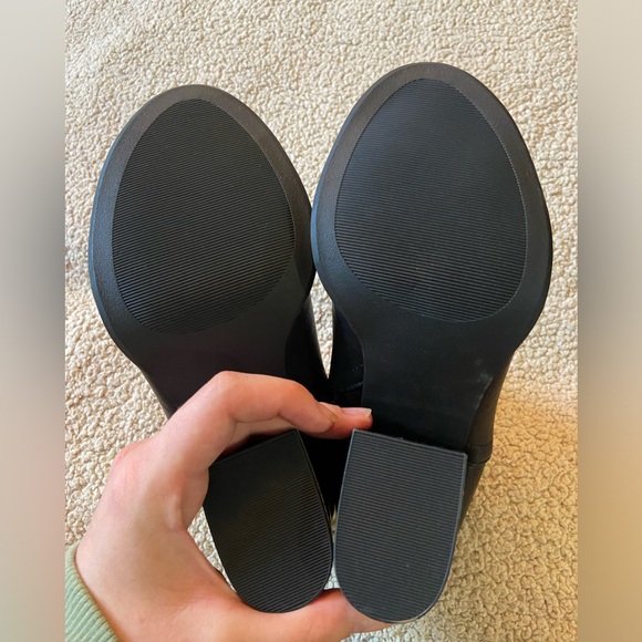 🌸 George 🌸  black chunky heels - Picture 2 of 9